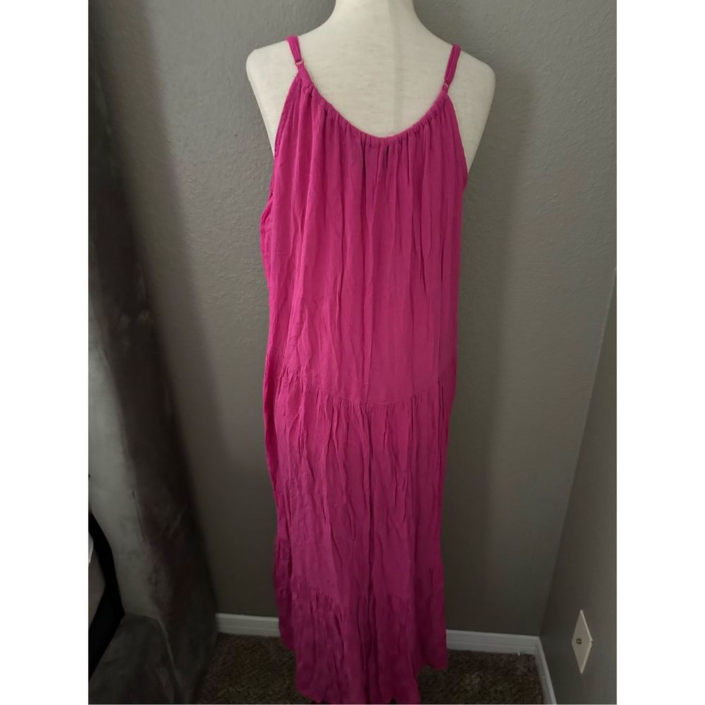 Glamour pink maxi dress